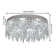 Retsof 1 - Light Crystal LED Chandelier
