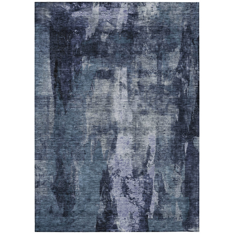Chayil Area Rug with Non-Slip Backing, Rectangle 10' x 14'