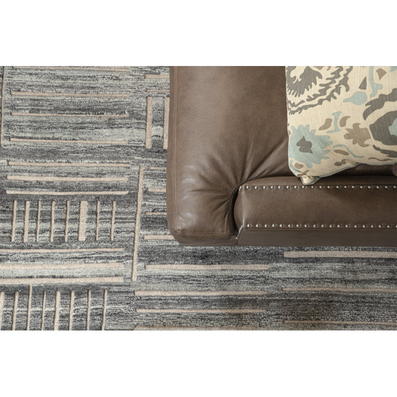 Bariloche Wool Abstract Area Rug, Rectangle 4' x 6'