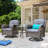 Araneli Premium All-Weather Wicker 2 - Person Patio Conversation Sets with Cushions-503530335