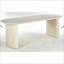 Table basse extensible en panneau de fibres à densité moyenne pour salon / salle à manger / bureau, assemblage facile et conception élégante
