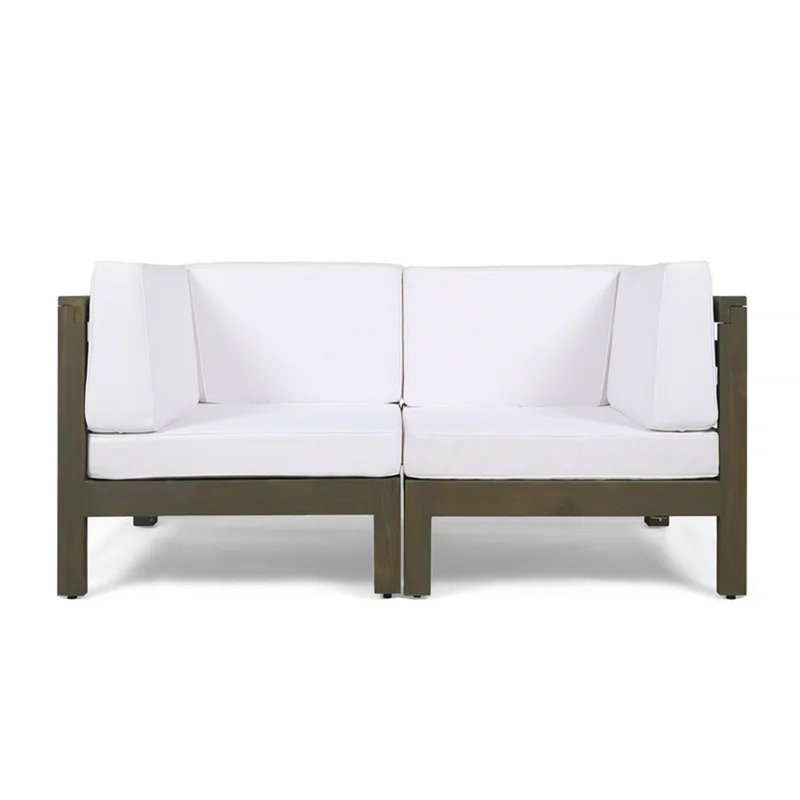 Outdoor Sofa, Gray, White