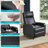 Recliner Sofa PU Leather
