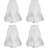 5.125'' H Glass Bell Ceiling Fan Fitter Shade