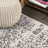 Attie Filigree Gray/Black Rug-2046581953