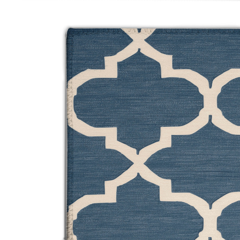 Tapis gris intérieur et extérieur Trellis, Rectangulaire 8 pi x 10 pi