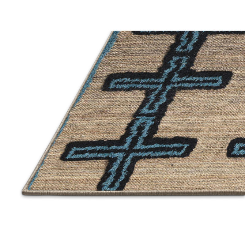 Tapis abstrait moderne 4584, Rectangle 7 pi x 9 pi