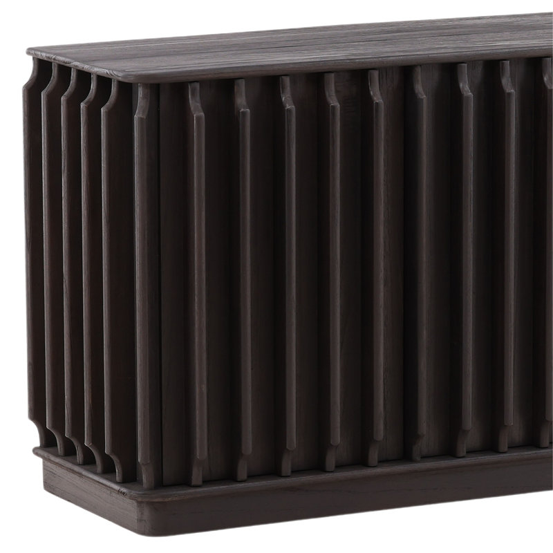 Urias 79" Wide Sideboard, Dark Brown