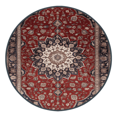 Machine Washable Persian Black Area Rug