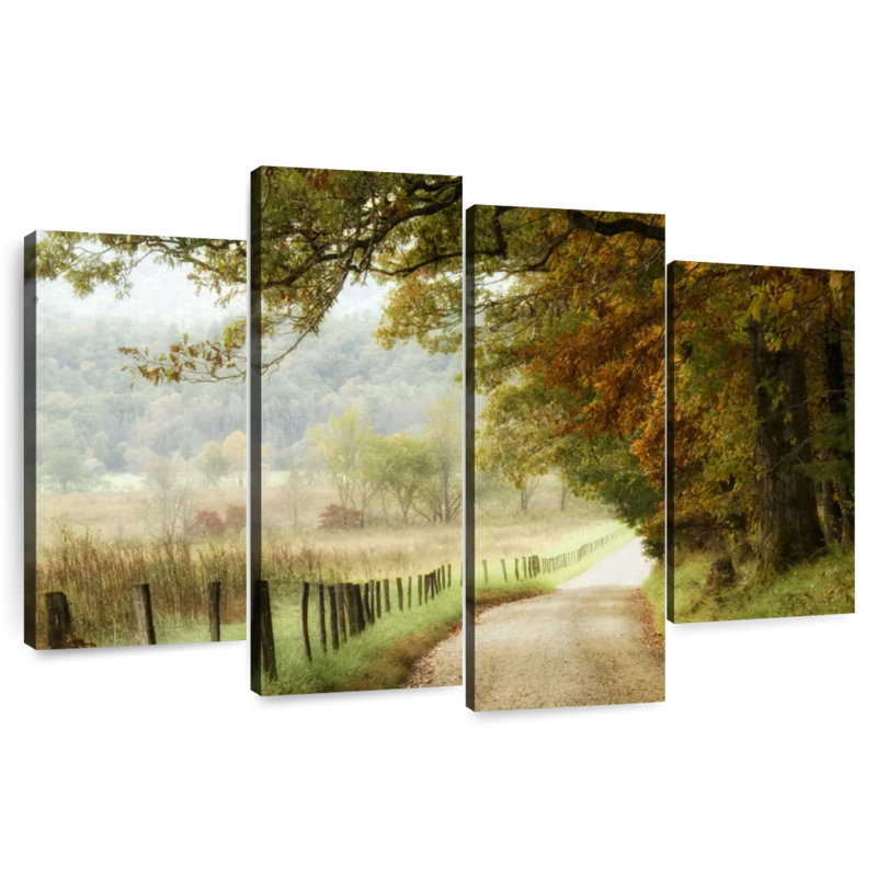 Alvord, automne sur une route de campagne, H 32 po x l 52 po