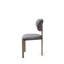 Ensemble de chaises modernes (2 pièces), gris foncé et cappuccino, 16,9 x 32,7 x 18,7 pouces | Structure 100% métal, tissu 100% polyester, mousse 28 28 Durable et élégant, parfait pour la salle à manger et les espaces de vie, capacité de 386 lb-2142952017-2142952022
