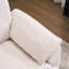 Canapé en L 70,87 po à deux tons en forme de L noir et blanc, canapé modulaire avec repose-pieds, assise profonde en chenille 2 places et coussin - parfait pour le salon, la chambre à coucher, un appartement