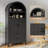 71" Tall Arched Kitchen Pantry Cabinet-600124055