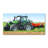 Tractor On The Field - Wrapped Canvas Print