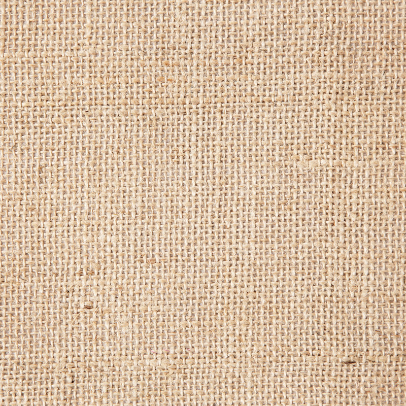 Ensemble de 4 napperons festonnés texturés en jute FIESTA naturel / blanc 15 po x 15 po