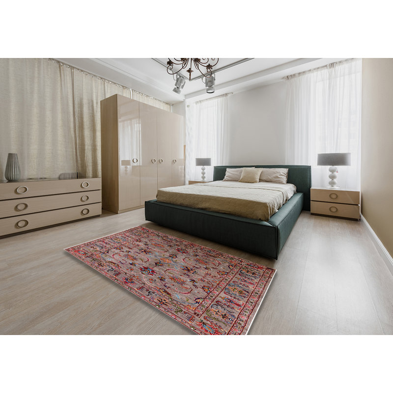 Tapis brun à motif oriental, Rectangle 5 pi x 7 pi