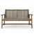 Brown Cushion/Natural Wood Frame selected