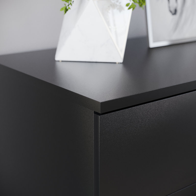 Maybery 5 Drawer 75Cm W Chest, Black