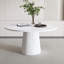 Table de salle à manger ronde avec base en bois