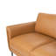 Causeuse en cuir véritable Fessler