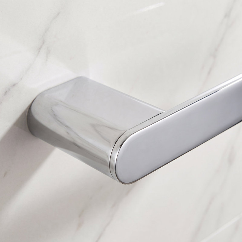 Linear Wall Mounted Toilet Paper Holder, Polished Chrome