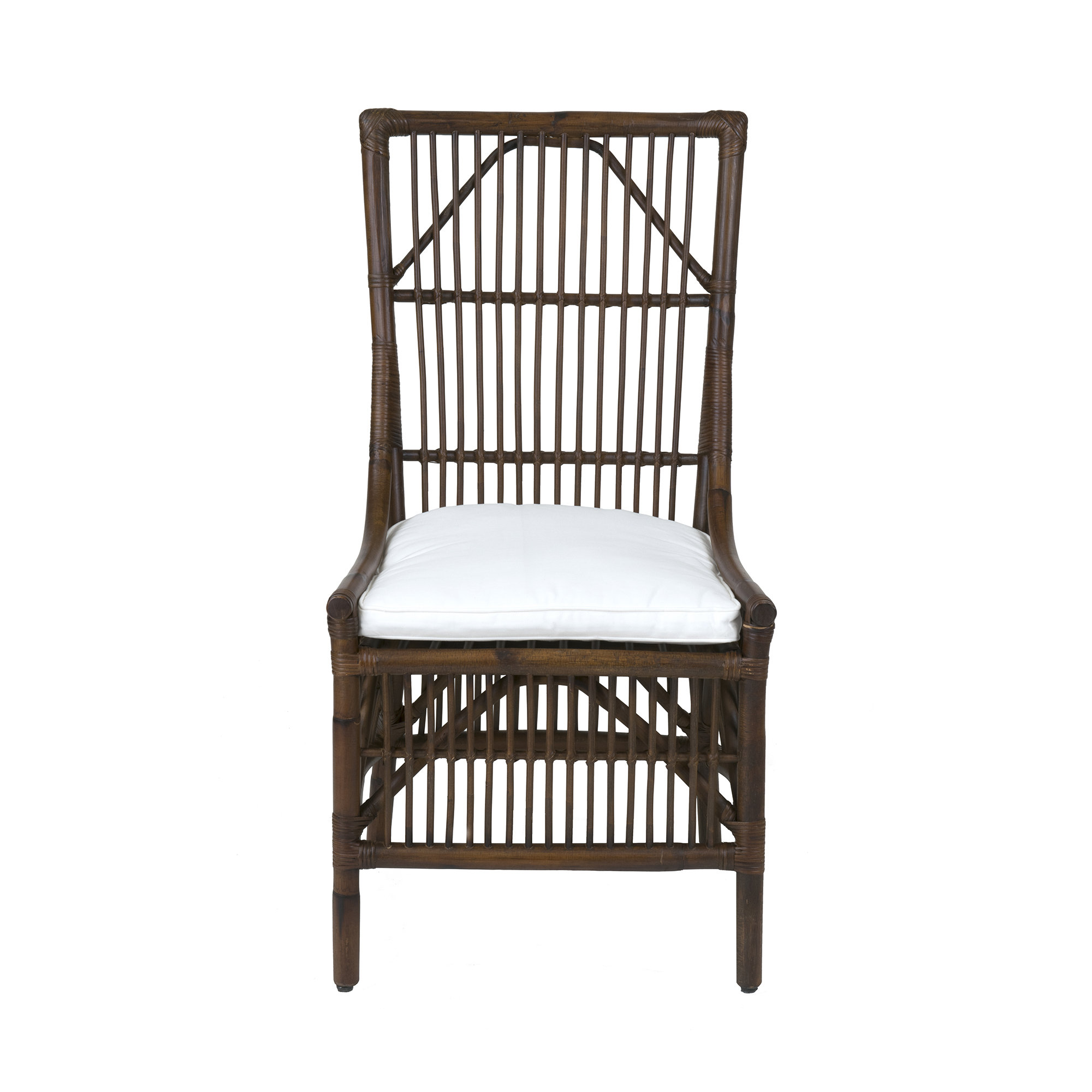 Barkley Woven Side Chair, Brown