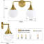 Éclairage de meuble-lavabo à intensité variable Kanza-933305111-933354113