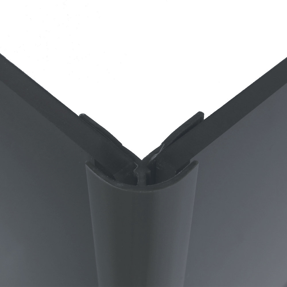 0.8" x 96" Wall Paneling in Black