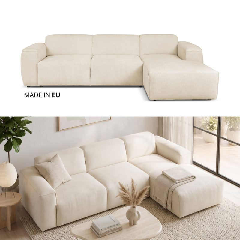 Romunda 3 Seater Sofa Bed, Right Hand Facing