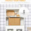Buffet blanc de 63 po avec garde-manger à 4 portes, tablette de rangement autoportante réglable pour la salle à manger et le salon, cuisine et pièces, couleur