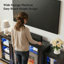  Meuble télé à DEL de 72 po avec foyer électrique de 23 po inclus, noir-125361162