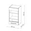 Glass Cabinet Anthracite/Green, Country House Style-1484832818