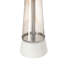 Lampe de table en marbre avec cylindre en verre