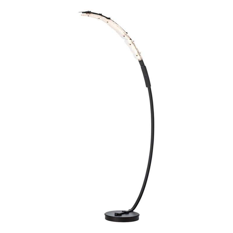 Glissade LED Arc Floor Lamp By Andy Morter, Oil Rubbed Bronze