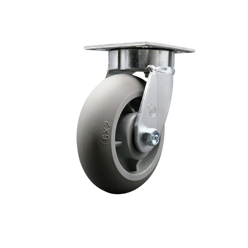 Plaque pivotante en plastique Kingpinless