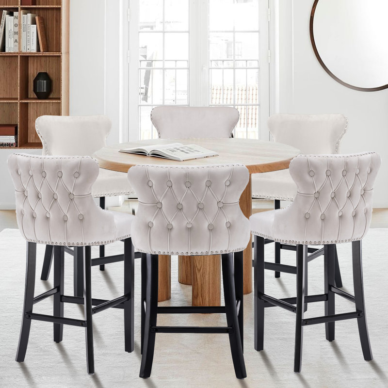 Tabouret de bar 26,7 po, Beige