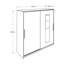 Gerling 2 Door Manufactured Wood Wardrobe