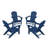 POLYWOOD Nautical Adirondack Conversation Set-139071606-68603132