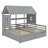 Twin-Sized Platform Beds With Dual Drawers For Children To Share - Ideal For Both Boys And Girls-241769673