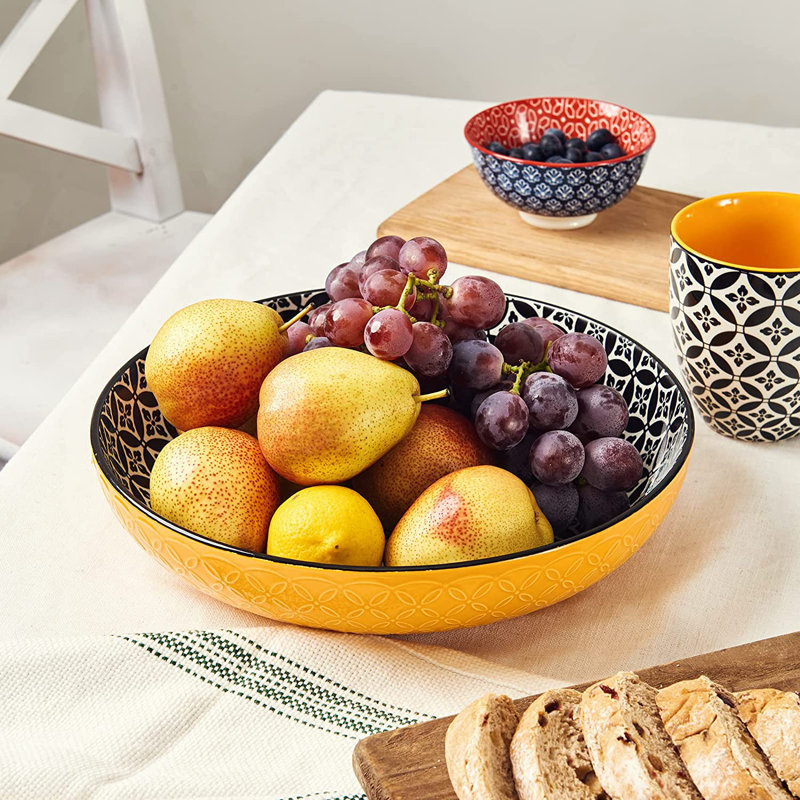Large Serving Dishes, Ceramic Serving Plate Bowls, 11.5