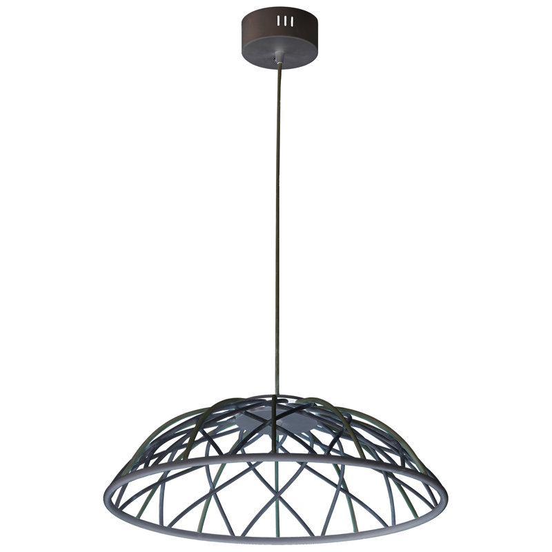 Luminaire suspendu à DEL Danyelle, Noir mat