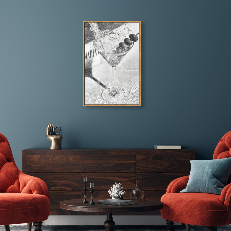 Chill Time II Print by Oliver Gal, 31"H x 21"W, Gold Floater Frame