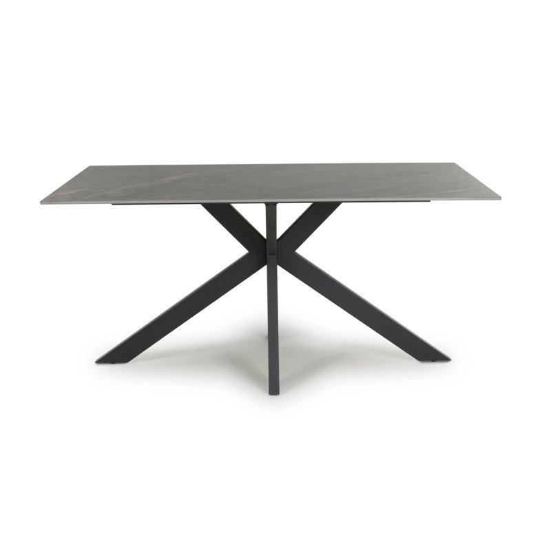 Tokyo Medium 1.6m Ceramic Dining Table, Grey