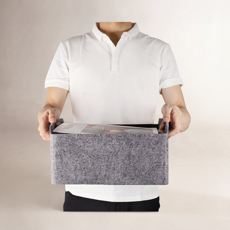 Rebrilliant Decorative Bin, Gray