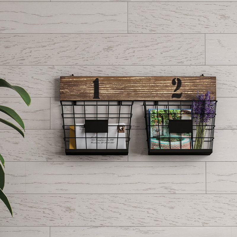 Moncrief Wall Organizer with Wall Baskets