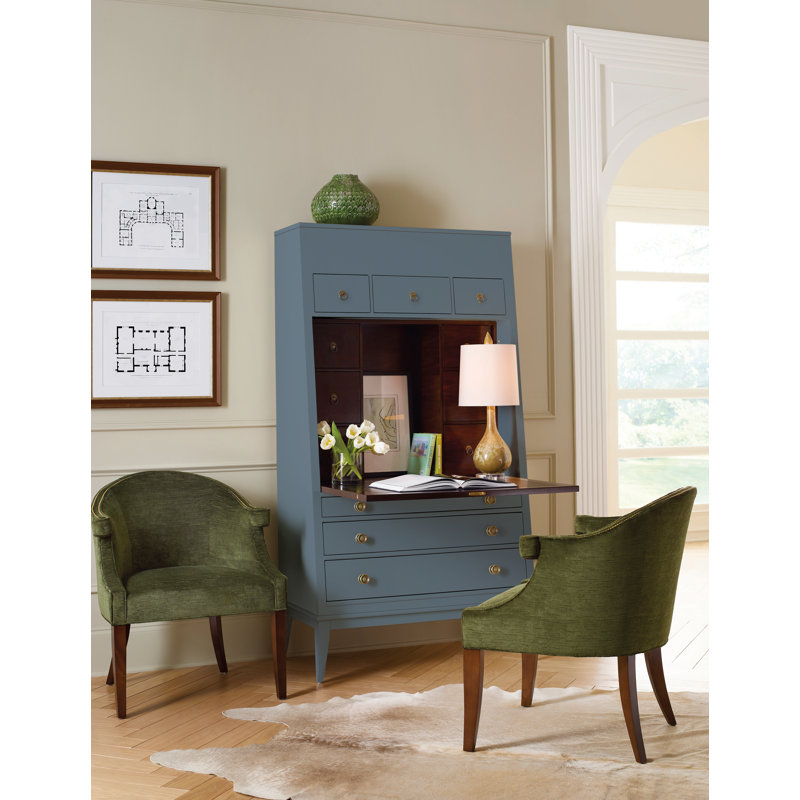 Solid Wood Secretary Desk