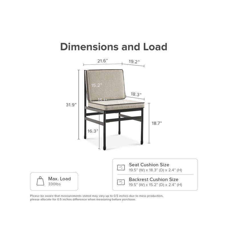 Montvale Dining Chairs, 4-pc, Outdoor Beige