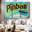«Pinball Machine Game Room» sur toile-576603812