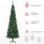 195cm H Artificial Pine Christmas Tree