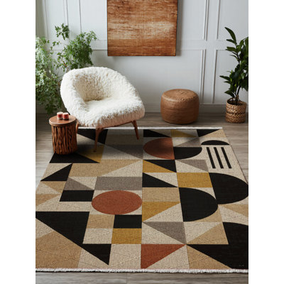 Tapis en coton et polyester à imprimé numérique Talisman Collection